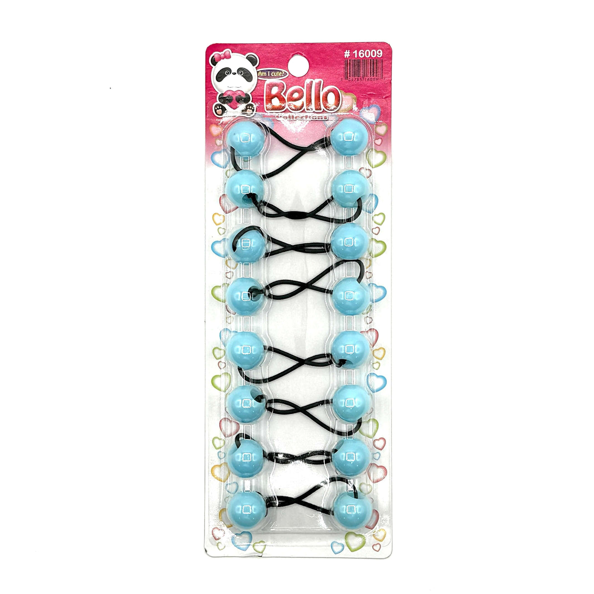 8 Ball / 20mm Ball Ponytail Holders - Multiple Colors (12PC/Bulk)