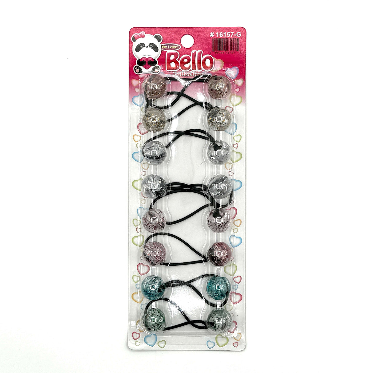 8 Ball / 20mm Ball Ponytail Holders - Multiple Colors (1PC/Single)