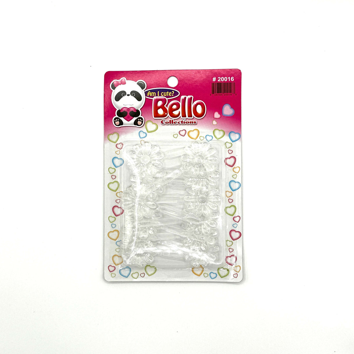 Flower(Sun) Barrette - Multiple Colors (12PC/BULK)