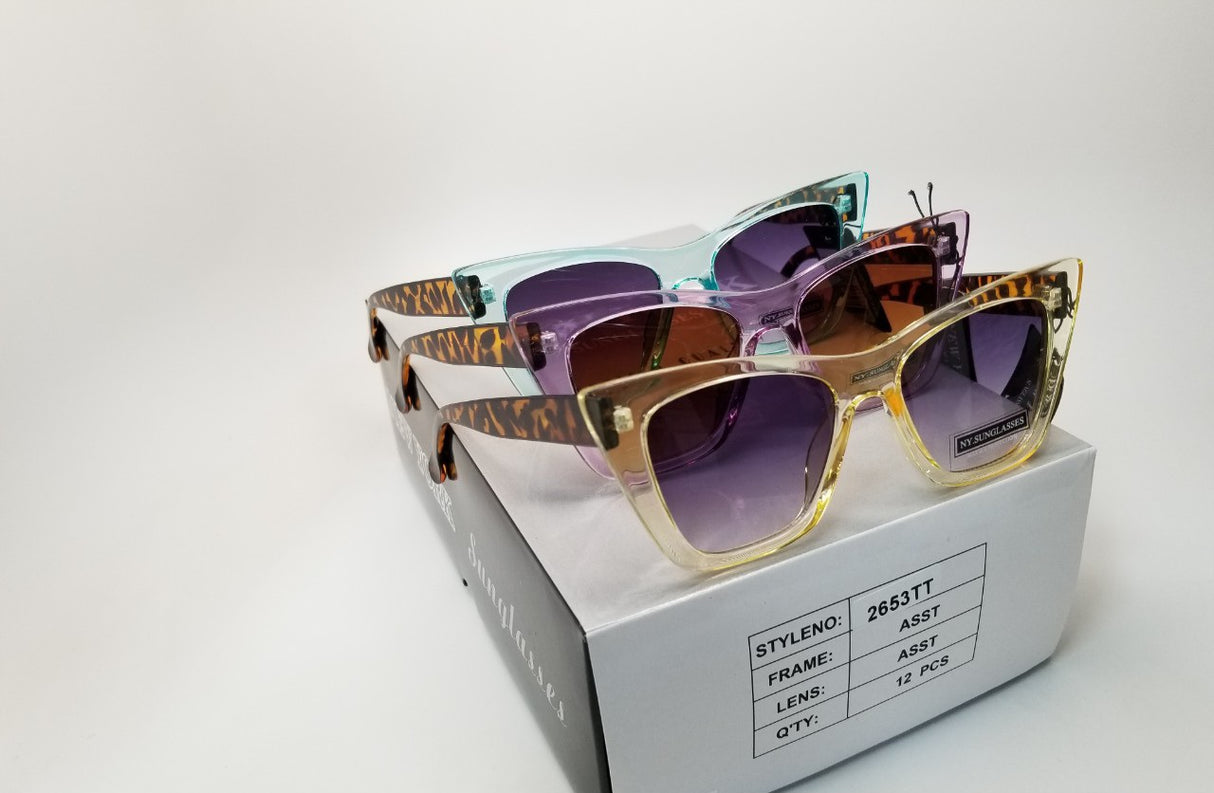 Wholesale Fashion Sunglasses #2653TT (12PC)