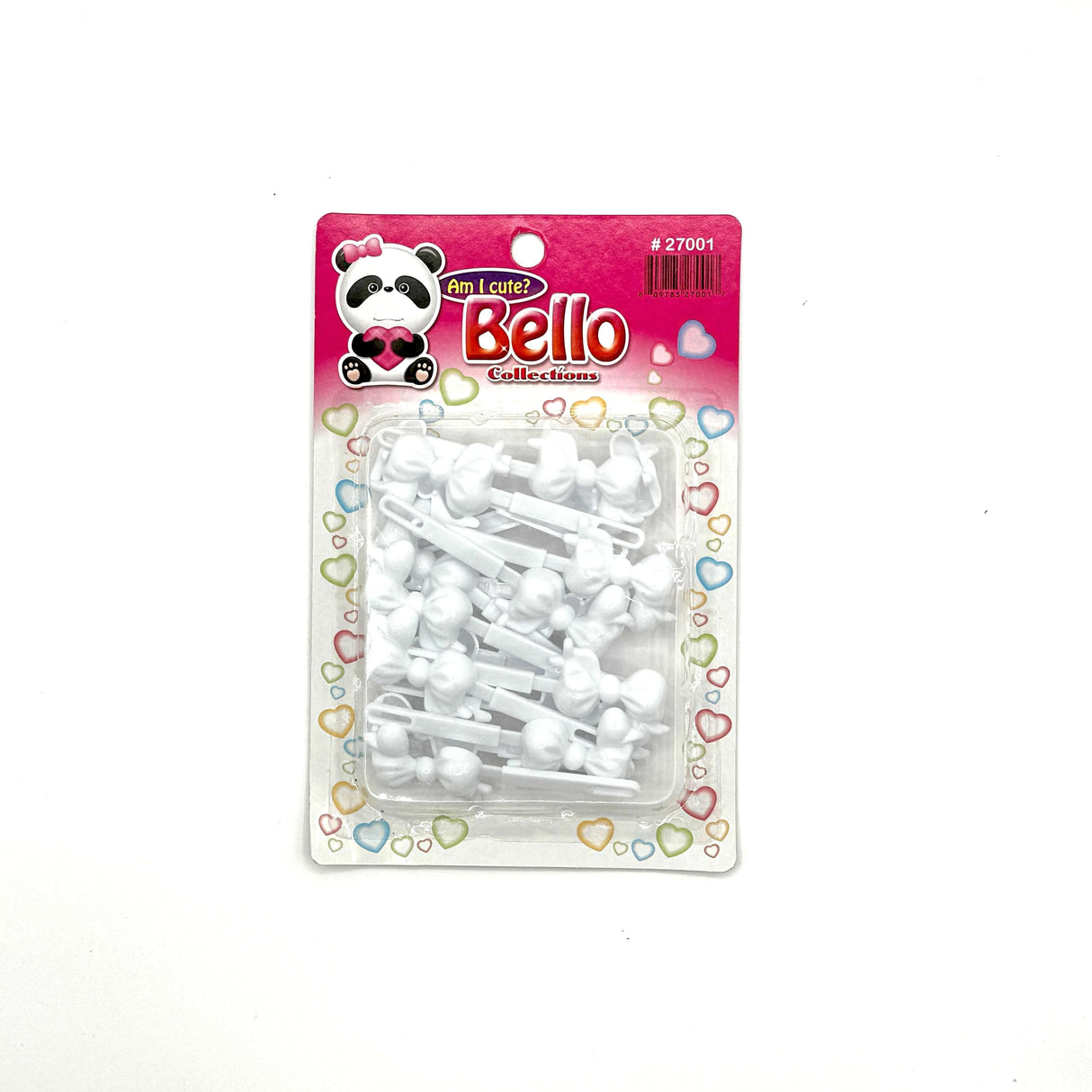 Bow(tie) Hair Barrette - Multiple Colors (12PC/BULK)