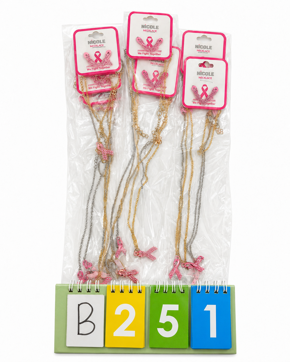 8.25 Limited Release Breast Cancer Dozen Products (Necklaces, Bracelets, Earrings, Keychains)