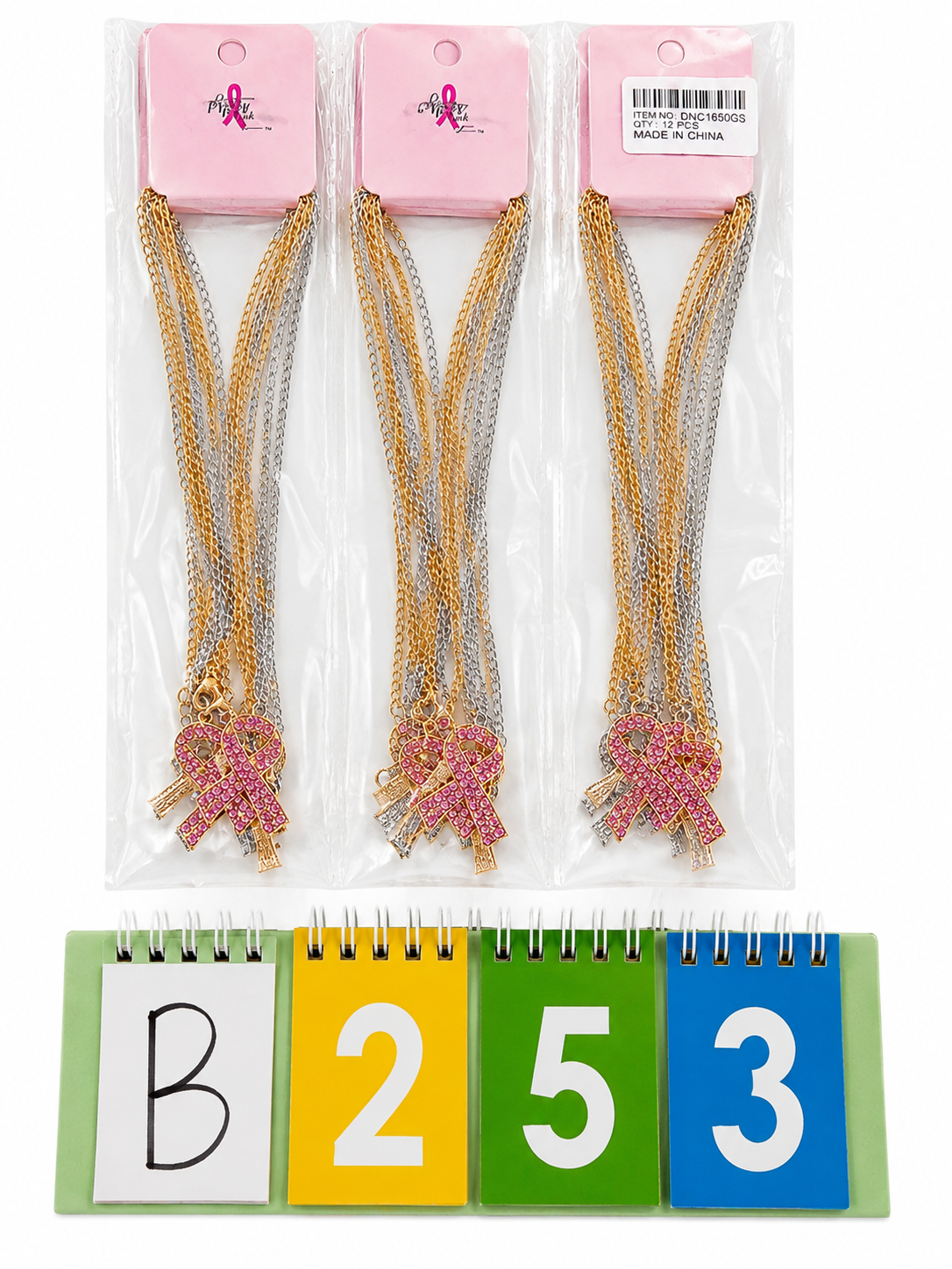 8.25 Limited Release Breast Cancer Dozen Products (Necklaces, Bracelets, Earrings, Keychains)