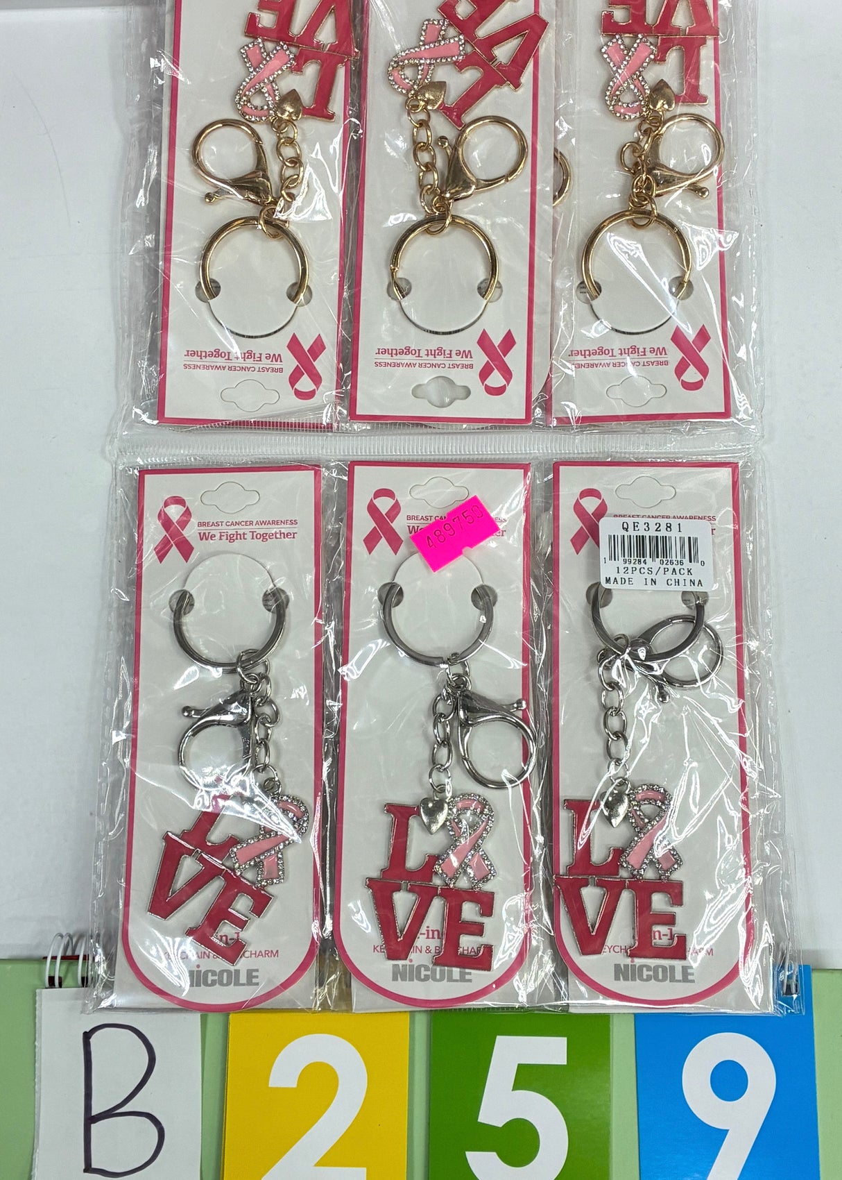 8.25 Limited Release Breast Cancer Dozen Products (Necklaces, Bracelets, Earrings, Keychains)