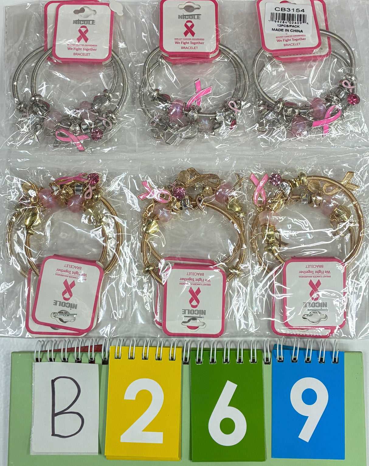 8.25 Limited Release Breast Cancer Dozen Products (Necklaces, Bracelets, Earrings, Keychains)