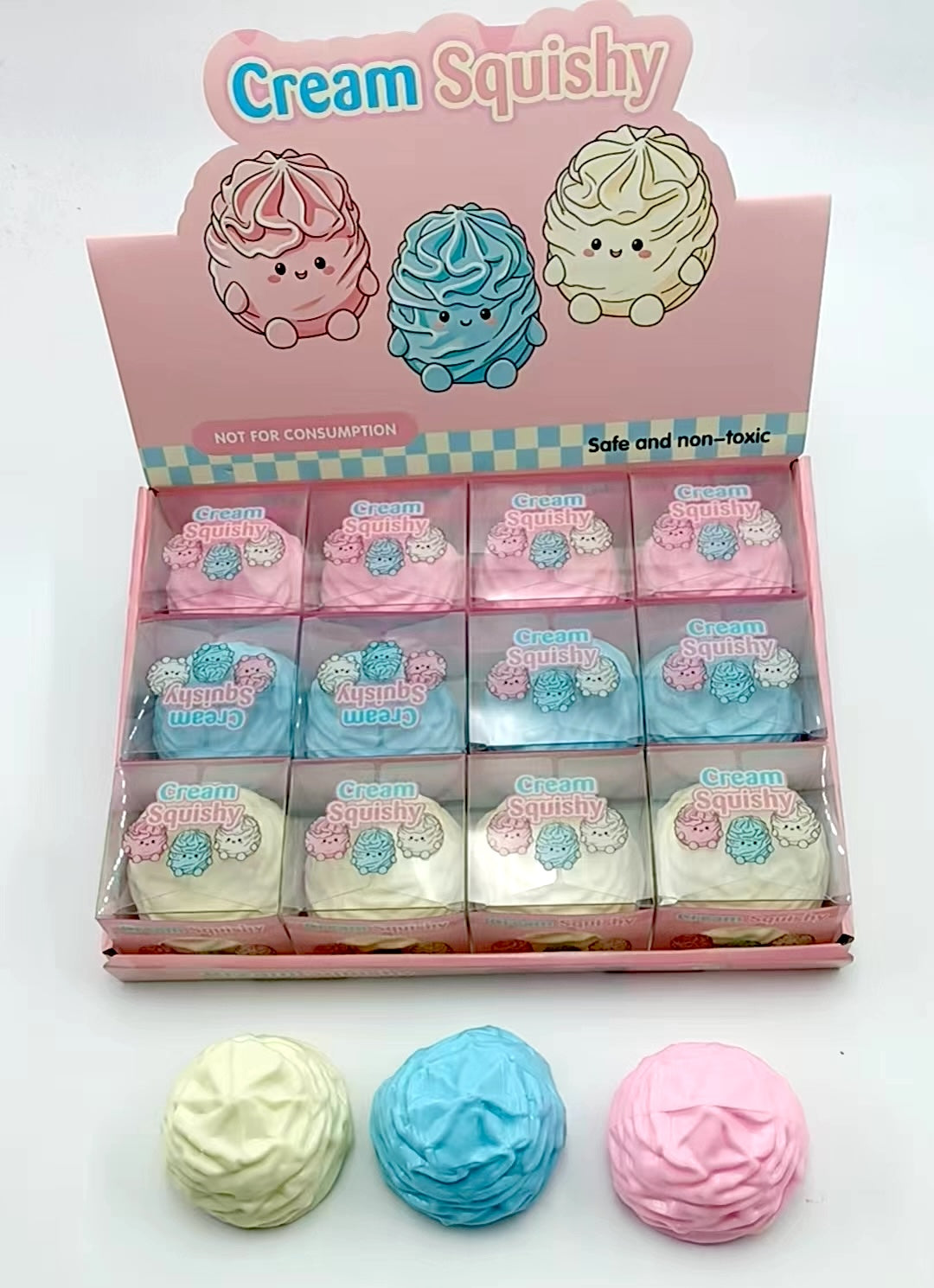 Crunchy Cream Squishy Toy #CRCH-CRM