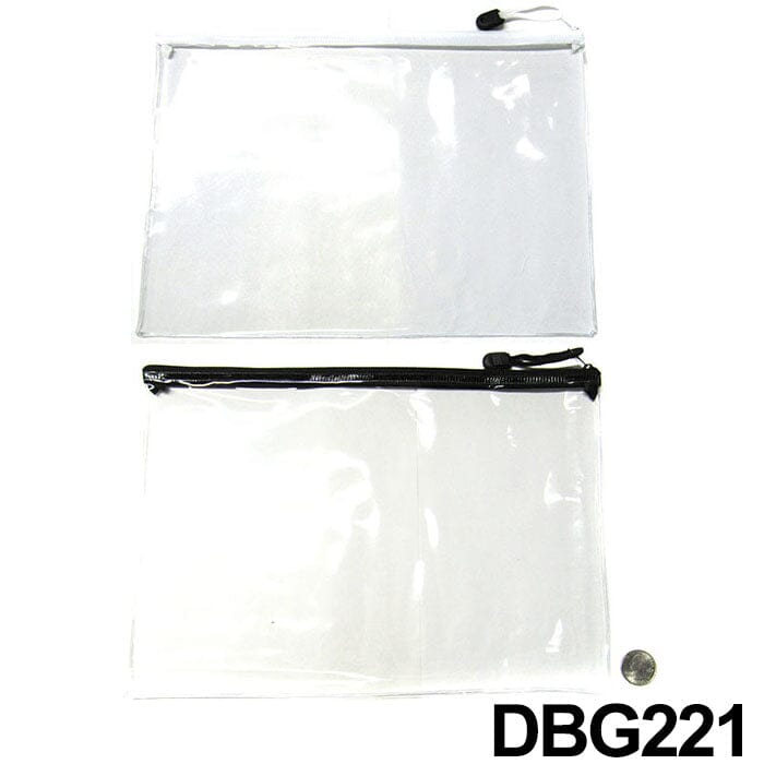 Clear Zipper Bag #DBG221 - Multiple Colors (PC)