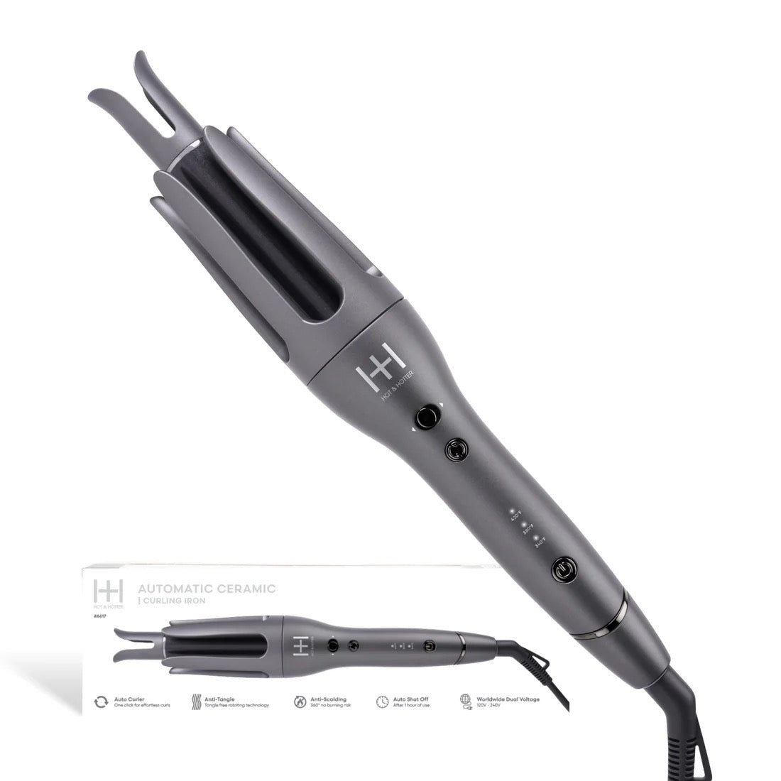 #5617 Hot & Hotter Ceramic 1" Auto Curler (PC)