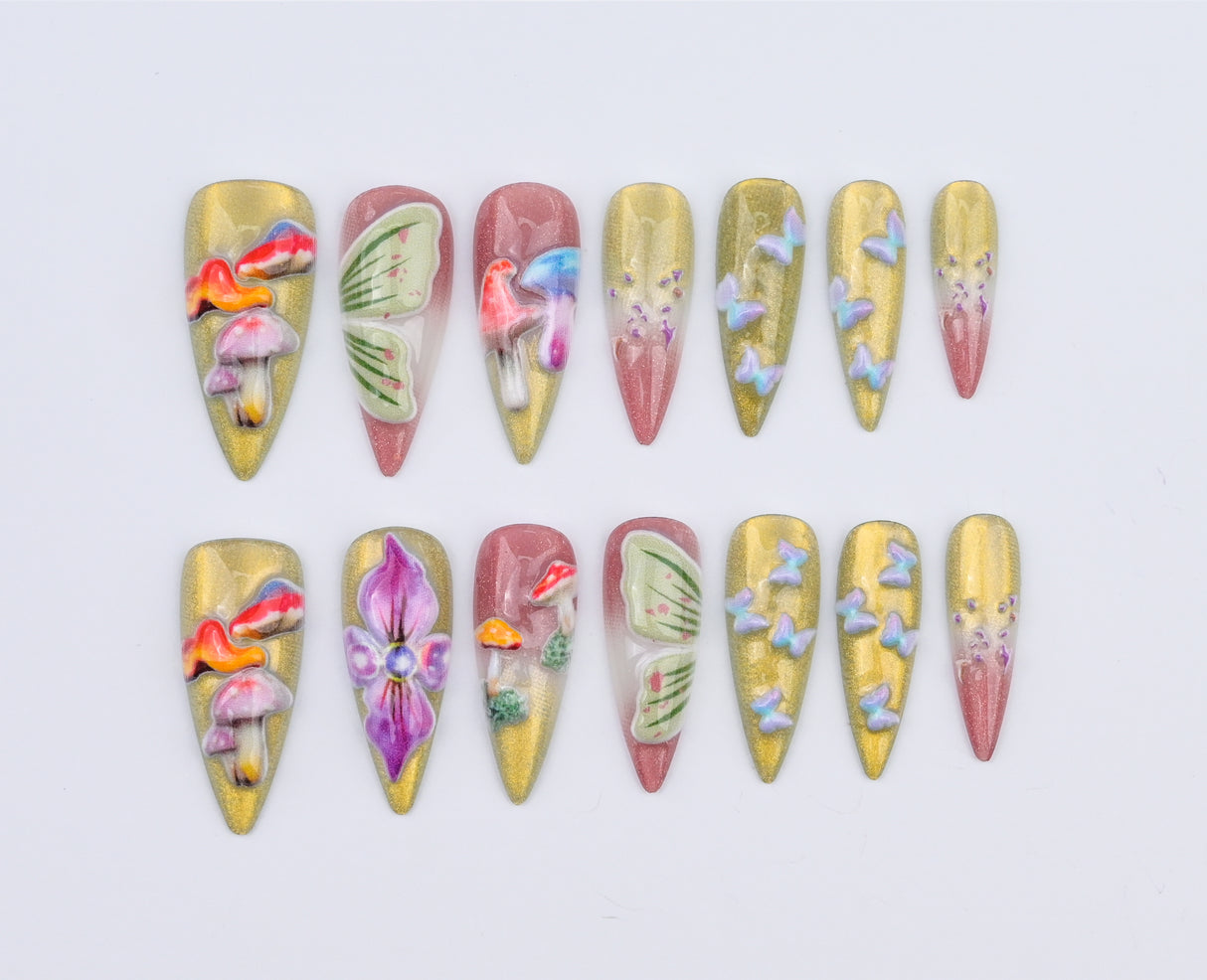 Nails Alive Handcrafted Press-On Nails (PC)