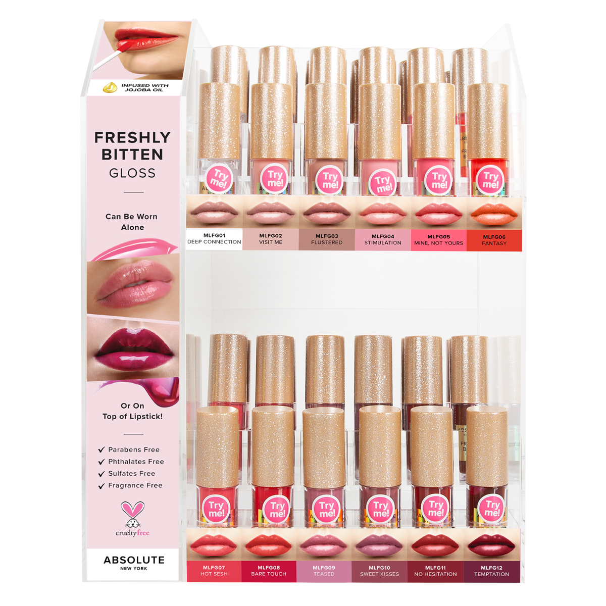 Absolute Freshly Bitten Gloss SET #STMLFG (36PC)