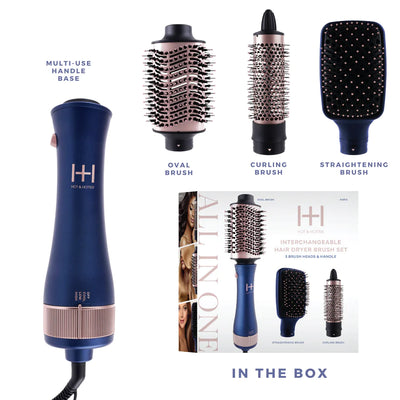 #5913 Annie Hot & Hotter All-In-One Interchangeable Hair Dryer Brush (PC)
