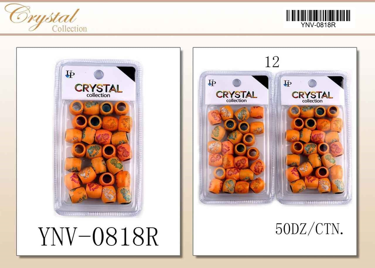 Design Wood Beads #YNV0818R (12PC)