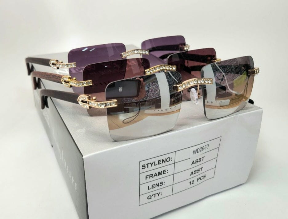 Wholesale Fashion Sunglasses #WD2680 (12PC)