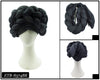 Fashion Turban #ETB8574BK - Black (12PC)