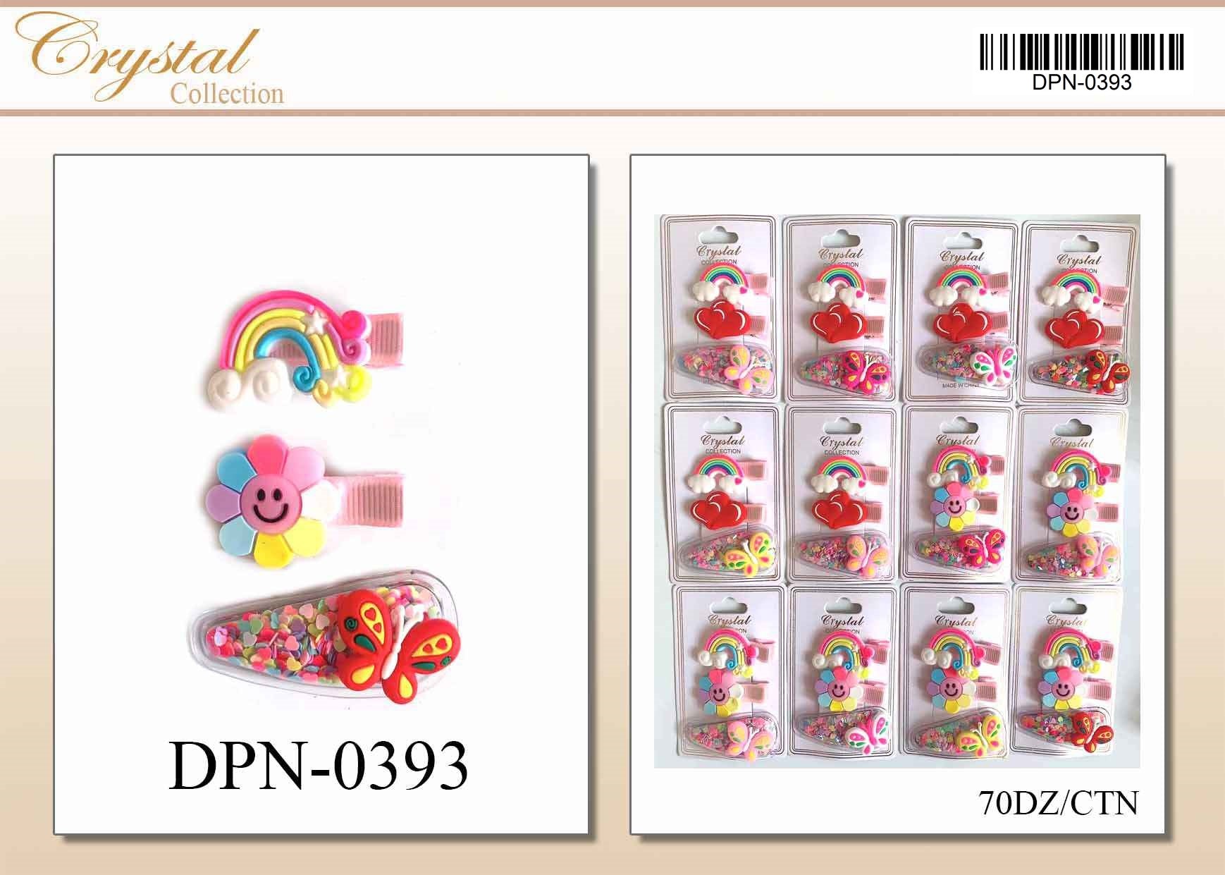 Small Hairclips For Kids #DPN0393 - Assort (12PC)