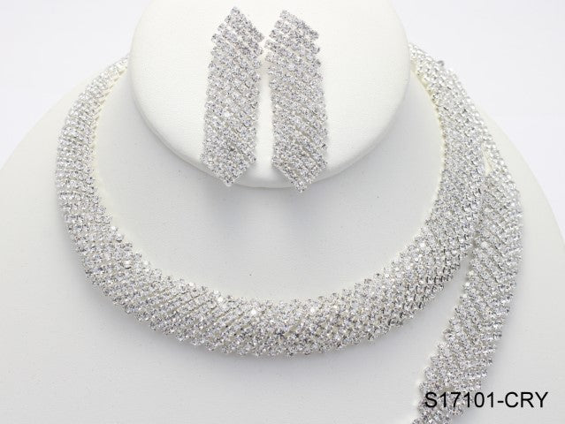 Fashion Jewelry Set #S17101/CRY (PC)
