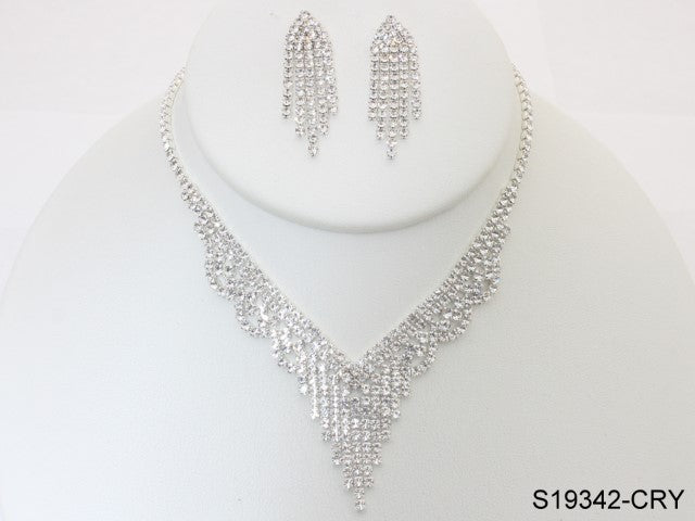 Fashion Jewelry Set #S19342/CRY (PC)