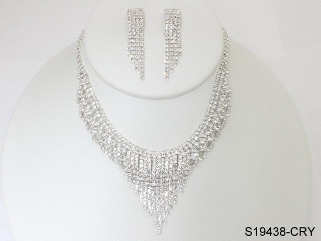 Fashion Jewelry Set #S19438/CRY (PC)