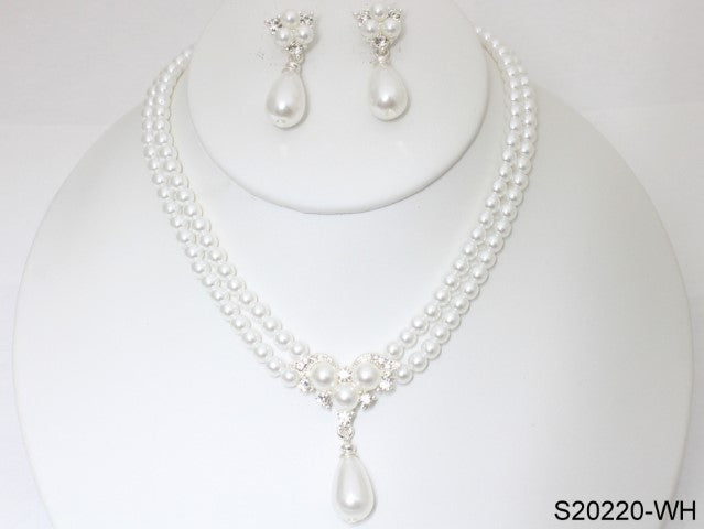 Fashion Jewelry Set #S20220WH (PC)