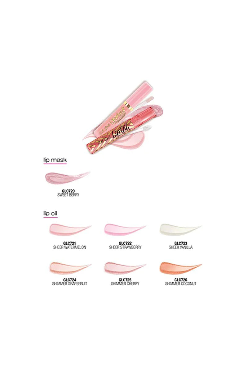 LA Girl Lip Mask and Lip Oil Collection Set #GPD433 (42PC)