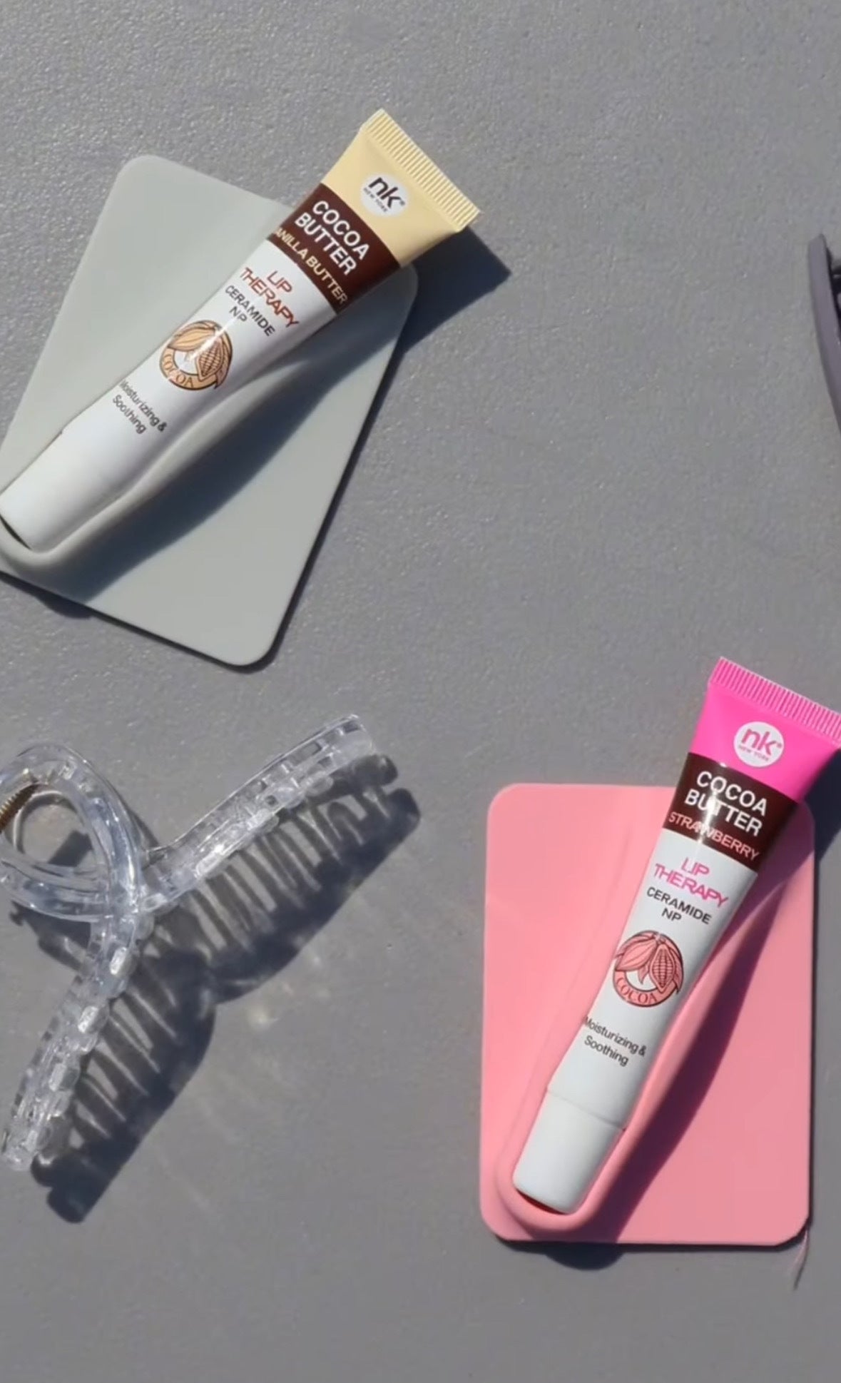 Nicka K Cocoa Butter Lip Therapy Set/Display (36PC) - Different Flavors