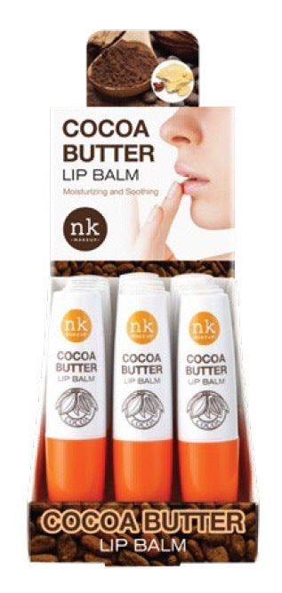 Nicka K Cocoa Butter Lip Balm #LTBCB1 (18PC)