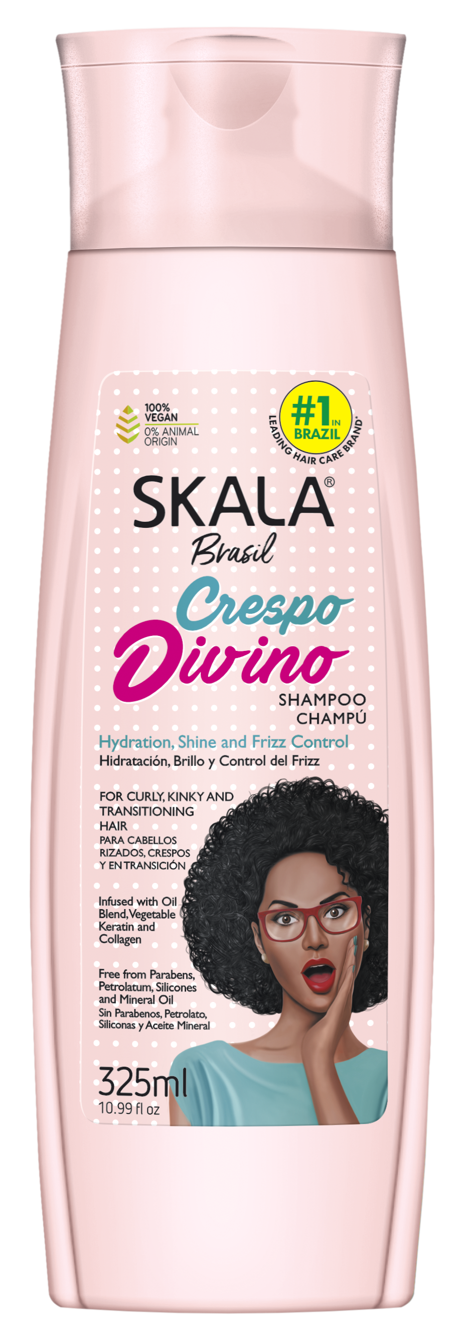 Skala Brasil Crespo Divino Shampoo 10.99oz (PC)