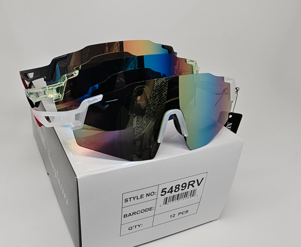 Wholesale Fashion Sunglasses #5489RV (12PC)