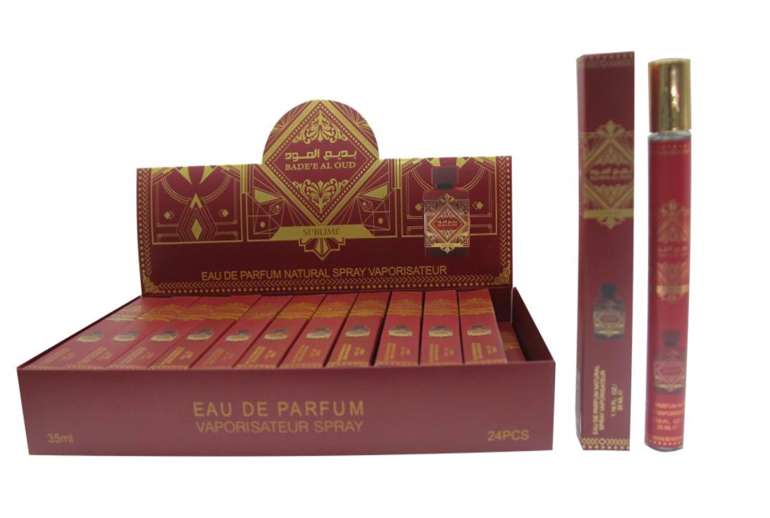 Luxury Travel Size Eau De Parfum Spray 1.18oz #Badee Al Oud Burgundy Sublime