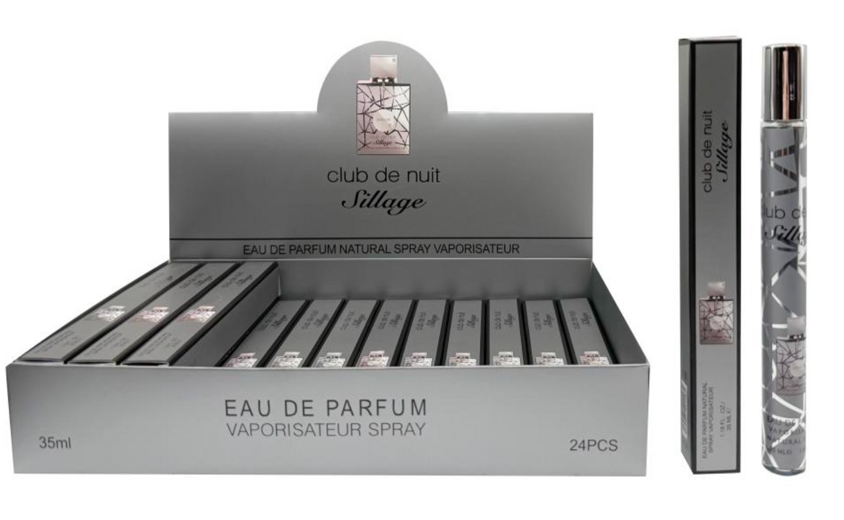 Luxury Travel Size Eau De Parfum Spray 1.18oz #Club de Nuit Sillage