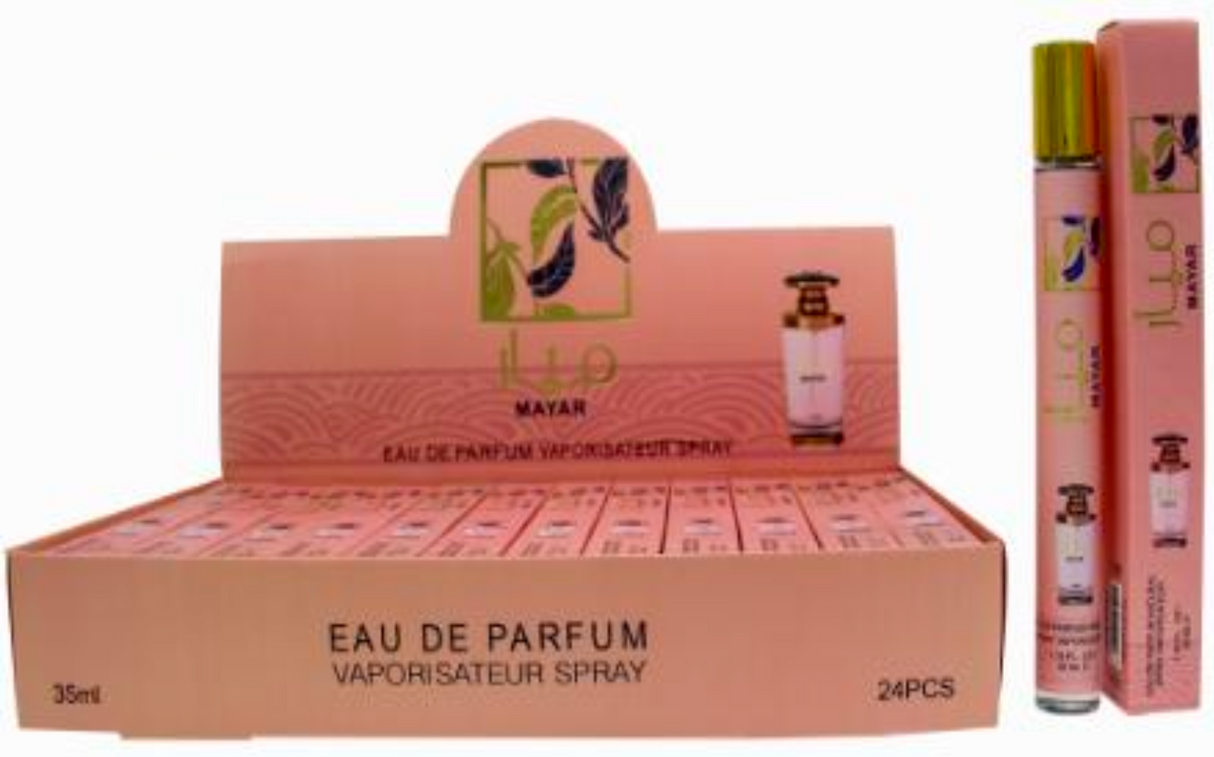 Luxury Travel Size Eau De Parfum Spray 1.18oz #Mayar Pink