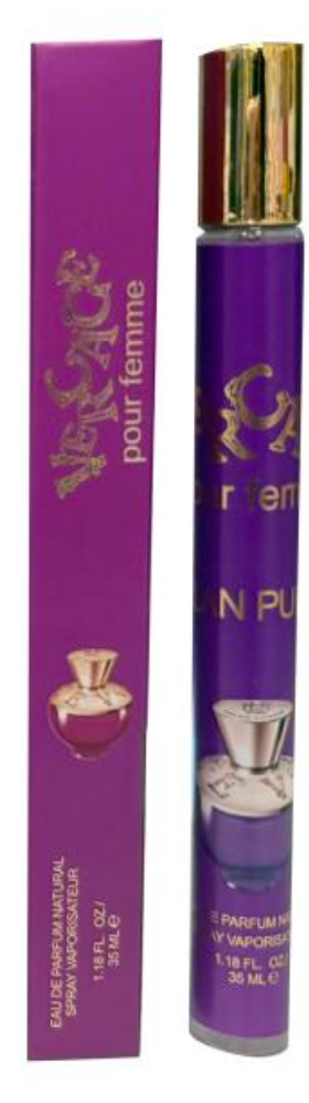 Luxury Travel Size Eau De Parfum Spray 1.18oz #Vercage Dylan Purple