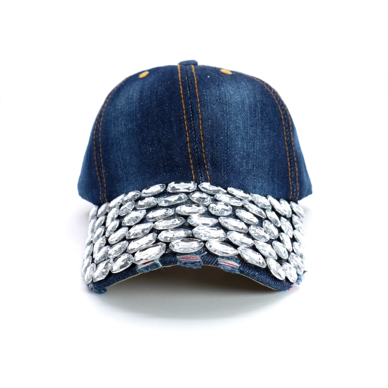 Fashion Denim Hat W/ Rhinestones (PC)