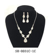 Clip On Fashion Jewelry Set #SR0031 - Multiple Colors (PC)