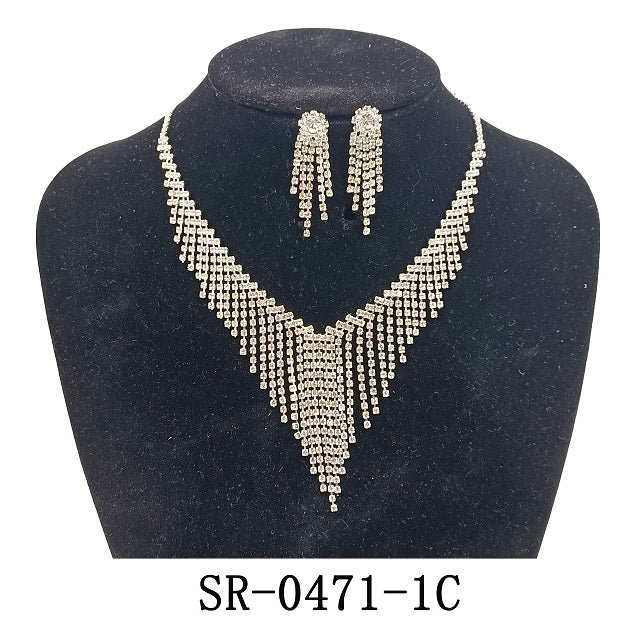Fashion Jewelry Set #SR0471 - Multiple Colors (PC)