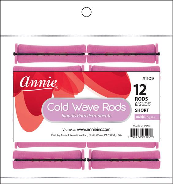 #1109 Annie Short Cold Wave Rods 12Pc Orchid (12PC)
