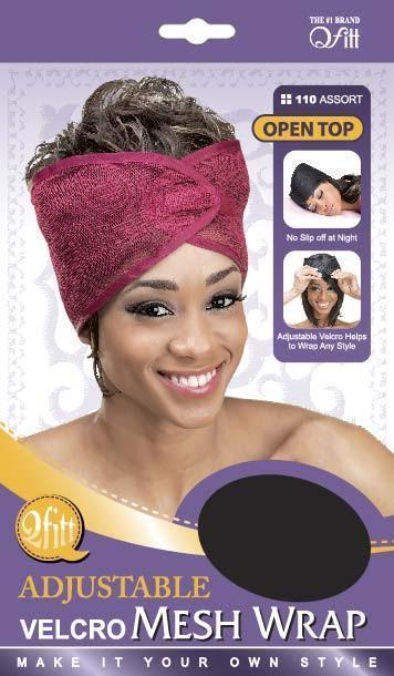 #110 Adjustable Velcro Mesh Wrap / Assort (12PC)