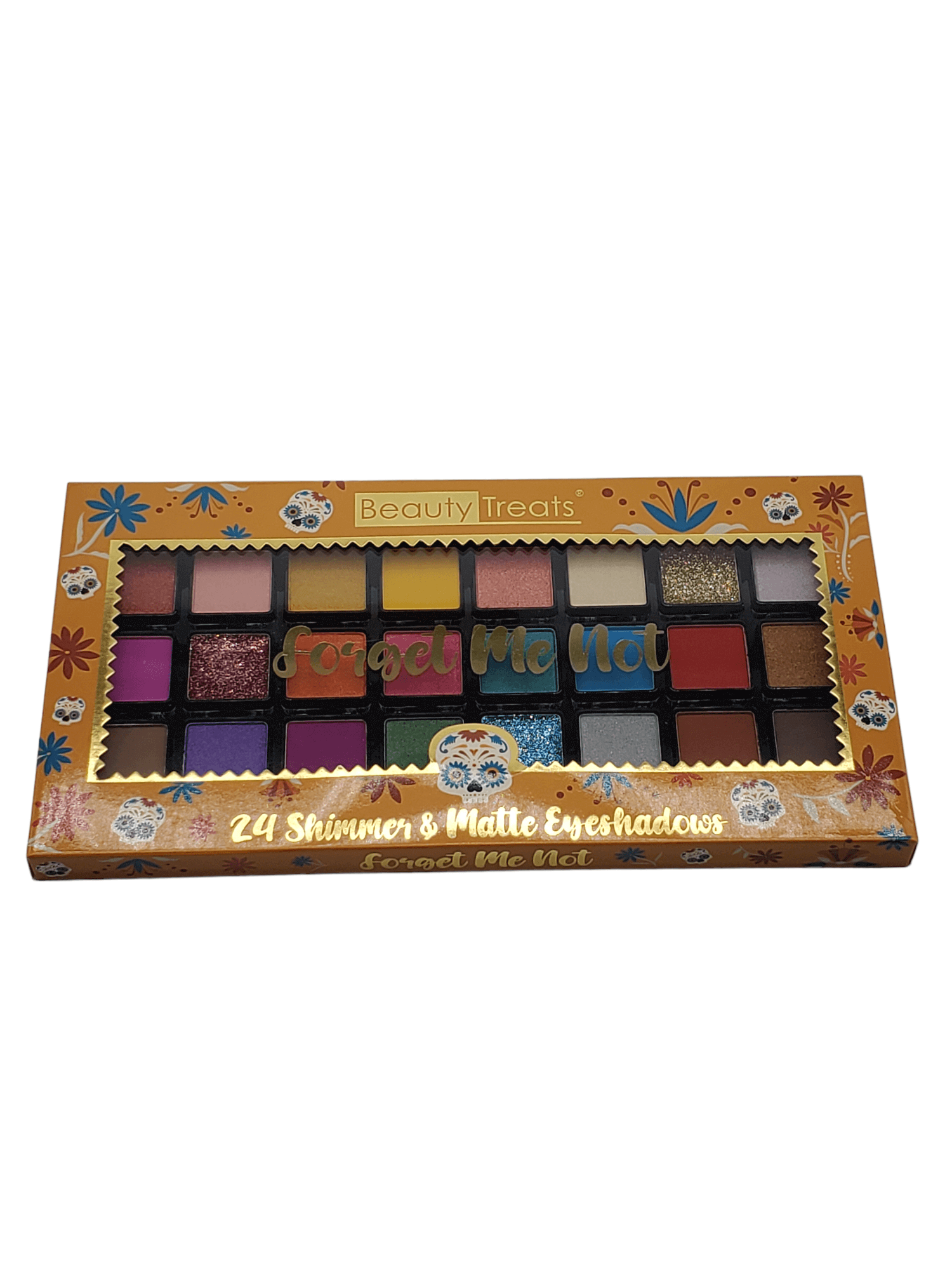 Beauty Treats 'Forget Me Not' 24 Shimmer & Matte Eyeshadows Palette #702-D14 (3PC)