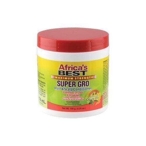 Africa's Best Maximum Strength Super Gro Hair & Scalp Conditioner 5.25oz (PC)