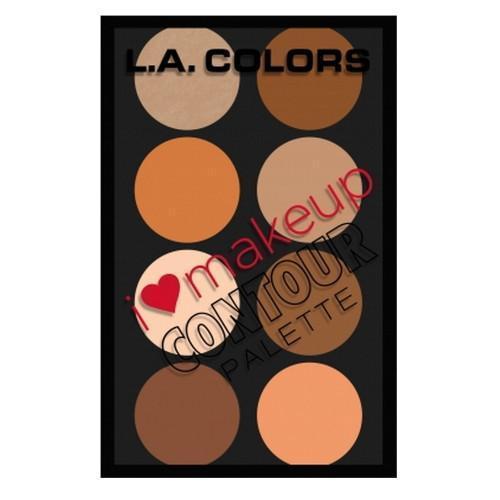 L.A. Colors I Heart MakeUp Palette (3PC)