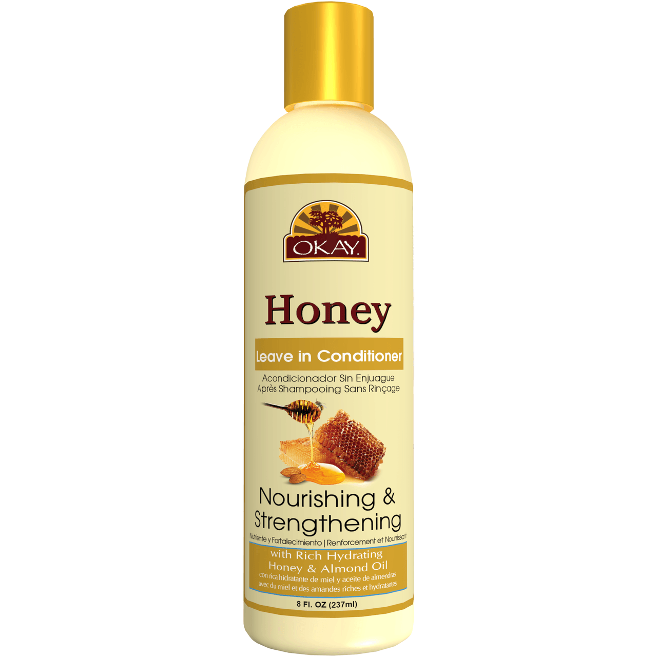 Okay Honey Nourishing & Strengthening Leave-In Conditioner, 8oz