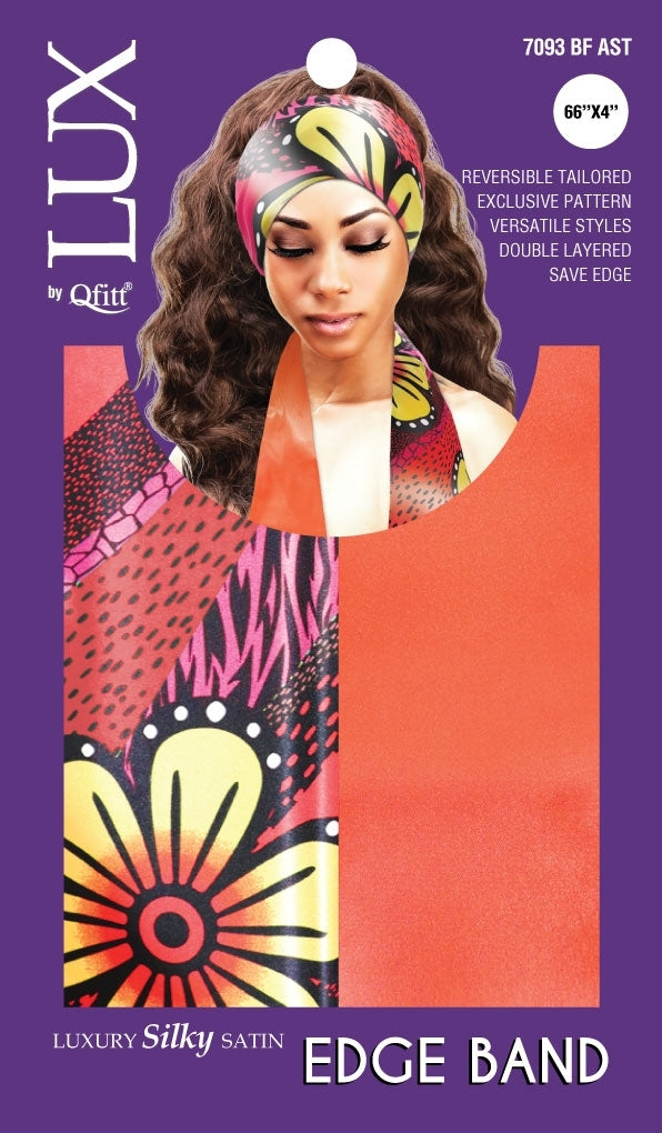 #7093 Lux Luxury Silky Satin Edge Band / Assort (6PC)