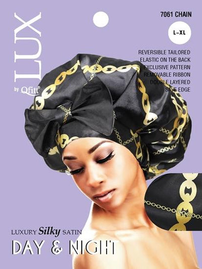 #7061 Lux Pattern Luxury Silky Satin Day & Night - (Afro) L-Xl / Assort (6PC)