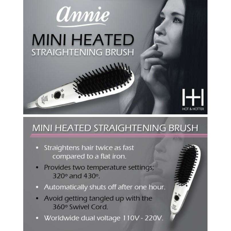 #5952 Hot & Hotter Mini Heated Straightening Brush (PC)