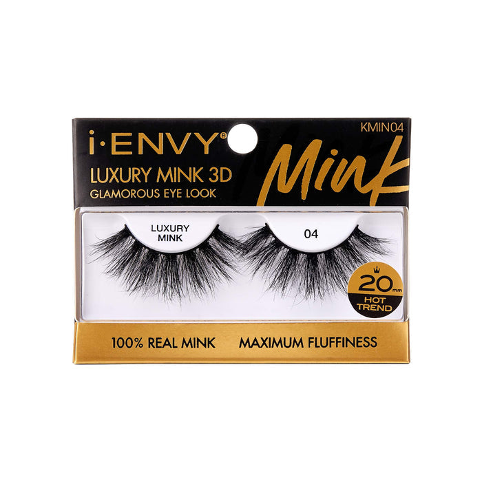 iEnvy By Kiss Luxury Mink 3D Eyelashes #KMIN (6PC)