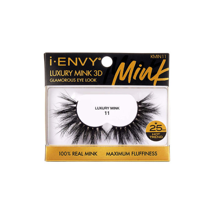 iEnvy By Kiss Luxury Mink 3D Eyelashes #KMIN (6PC)