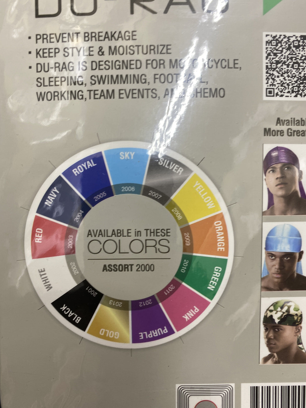 #2000 Premium Velvet Du-rag / Assort (12PC)