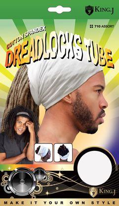 #710 Cotton Spandex Dreadlocks Tube / Assort (12PC)