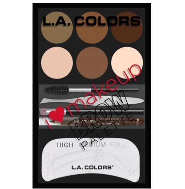 L.A. Colors I Heart MakeUp Brow Palette (3PC)