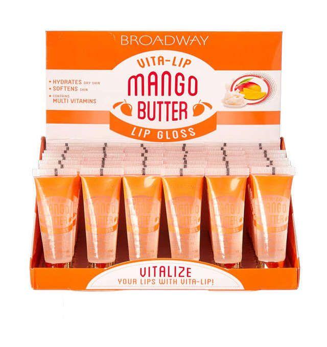 Broadway Vita-Lip Lipgloss Mango Butter Set (48PC)